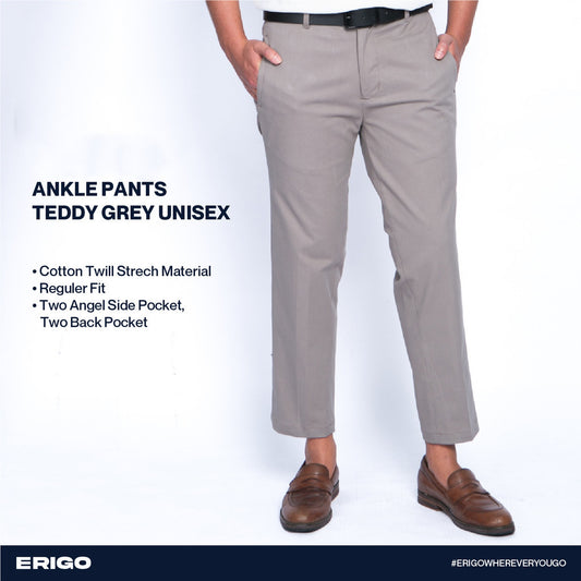 Erigo Ankle Pants Teddy Grey Unisex