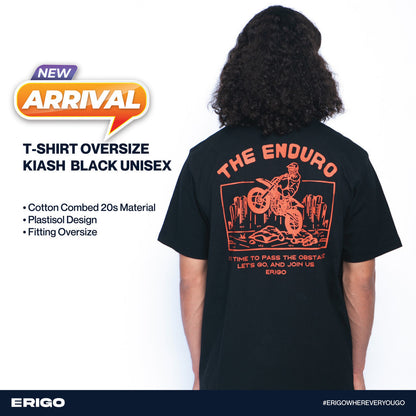 Erigo T-Shirt Oversize Kiash Black Unisex