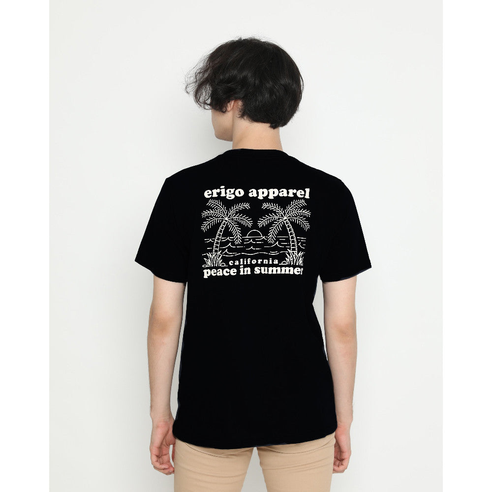 Erigo T-Shirt Graphic Summer Peace Black