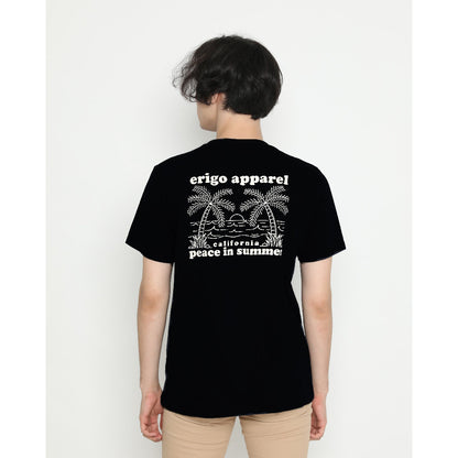 Erigo T-Shirt Graphic Summer Peace Black