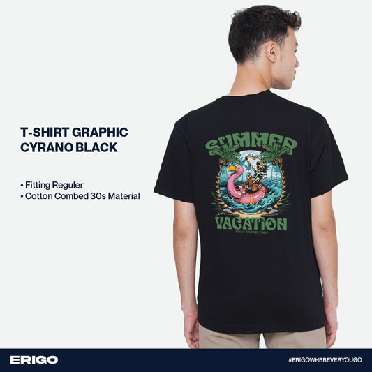 Erigo T-Shirt Graphic Cyrano Black