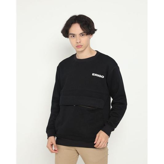 Erigo Sweatshirt Kazuo Black Unisex