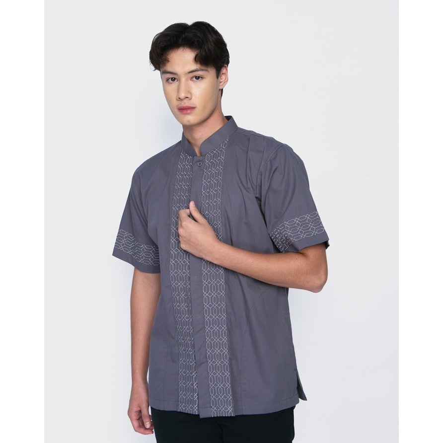 Erigo Koko Short Sleeve Bordir Esa Grey