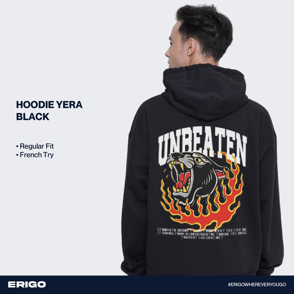 Erigo Hoodie Graphic Yera Black