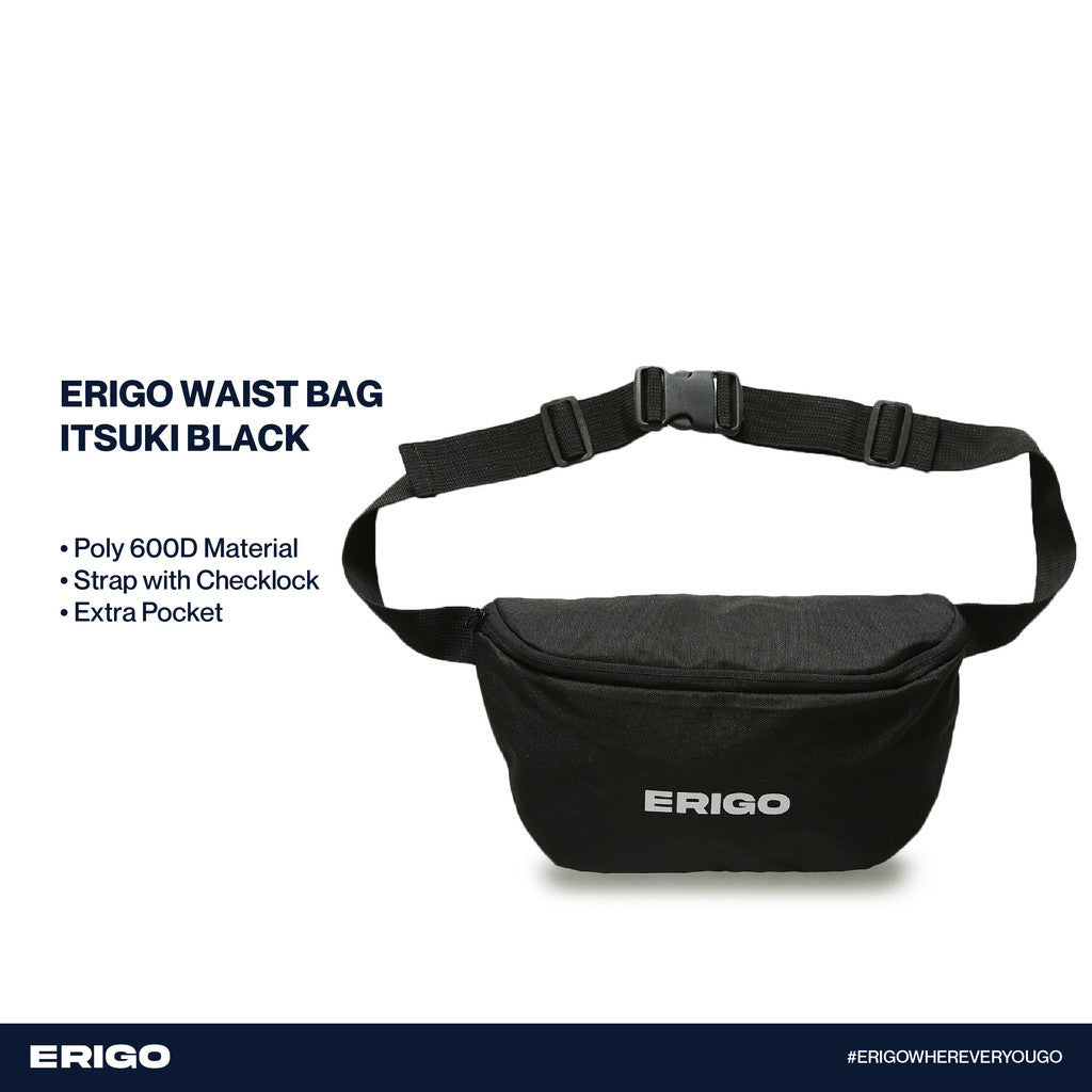 Erigo Waist Bag Itsuki Black Unisex