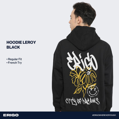 Erigo Hoodie Graphic Leroy Black