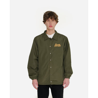 Erigo Coach Jacket Graphic Adventure Soul Olive