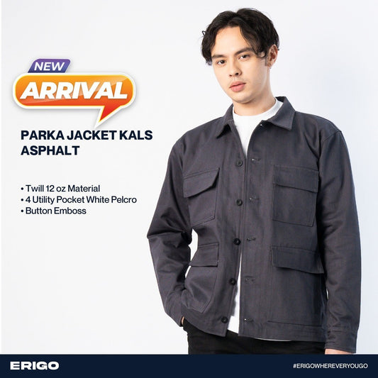 Erigo Parka Jacket Kals Asphalt Unisex