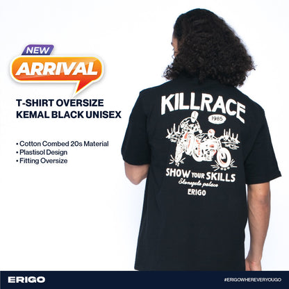 Erigo T-Shirt Oversize Kemal Black Unisex