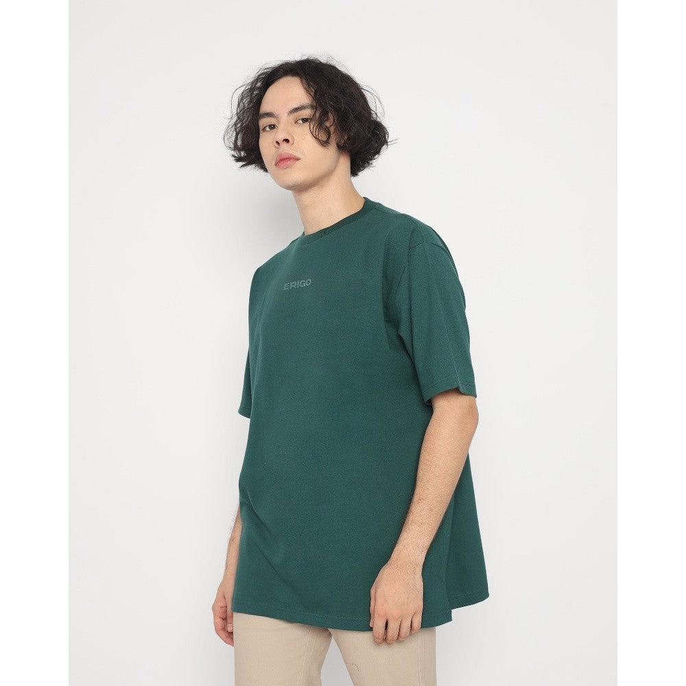 Erigo T-Shirt Oversize Nobert Green Unisex Unisex