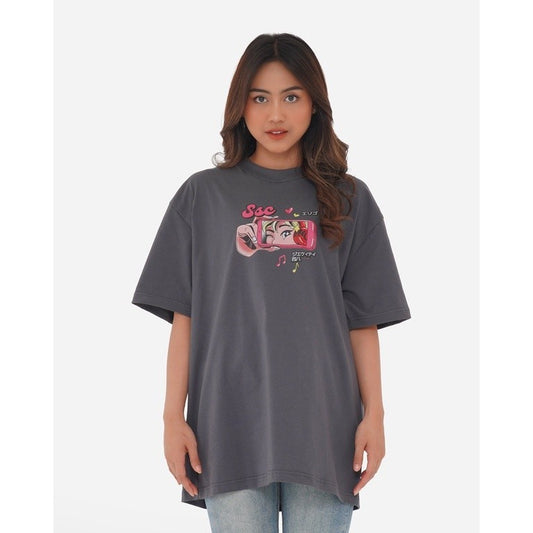 Erigo T-Shirt Oversize | JKT48 Sisca Grey