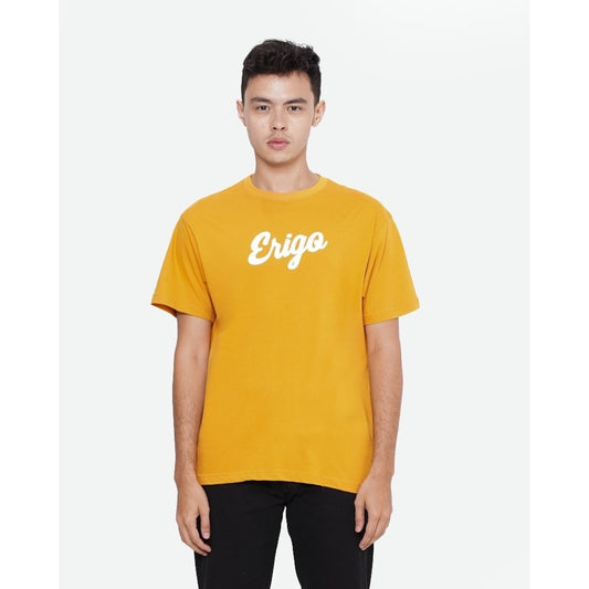 Erigo T-Shirt Basic Mustard White Unisex