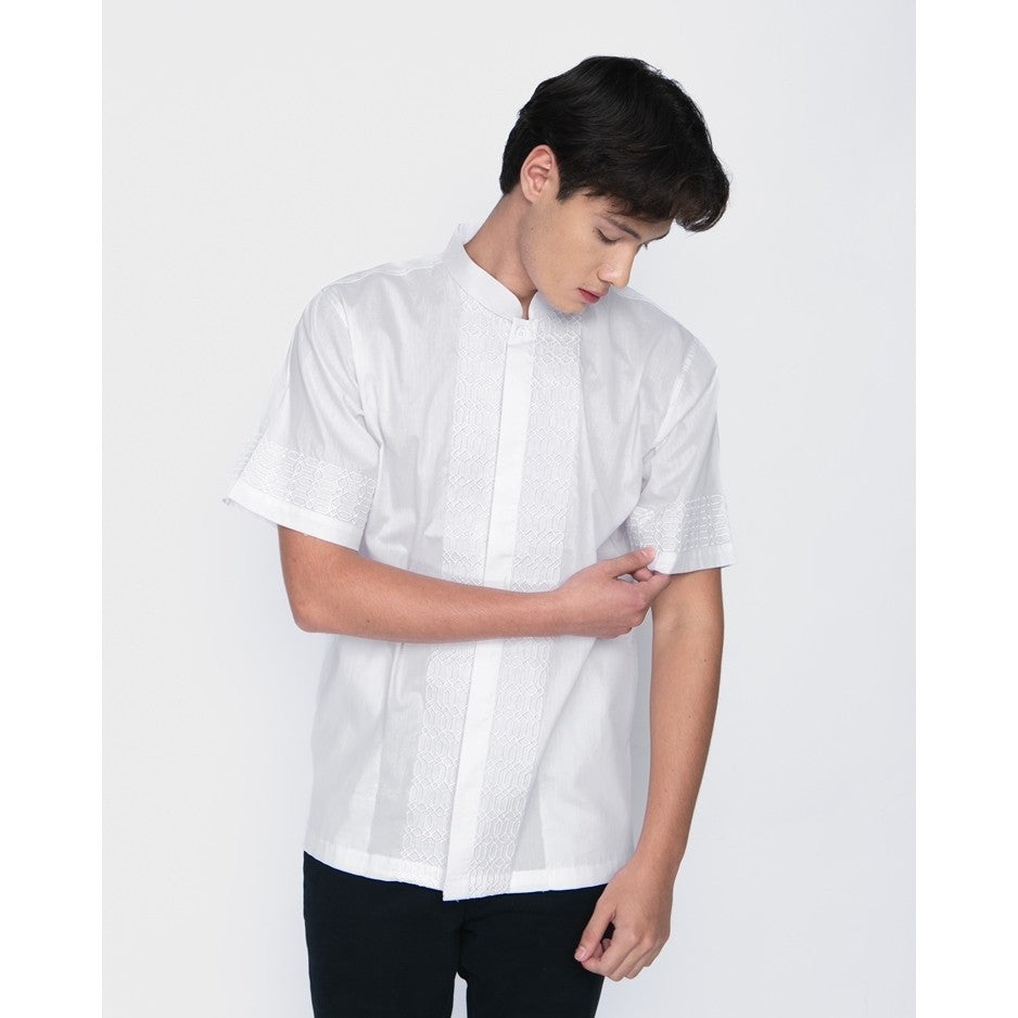 Erigo Koko Short Sleeve Bordir Ehsaan White