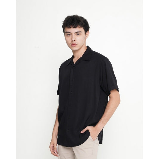 Erigo Short Shirt Rayon Jazlyn Black Unisex