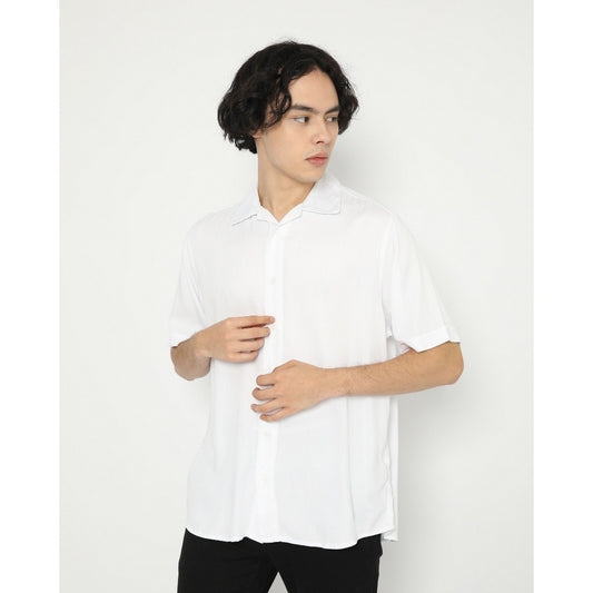 Erigo Short Shirt Rayon Lavrenti White Unisex