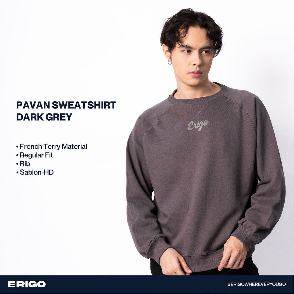 Erigo Sweatshirt Pavan Dark Grey Unisex