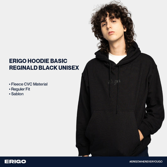 Erigo Hoodie Basic Reginald Black Unisex