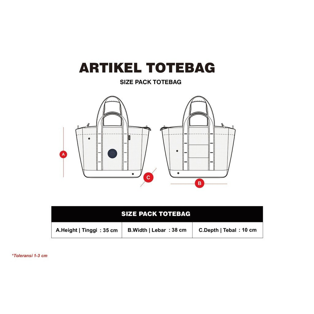 Erigo Tote Bag Derby Navy Khaki