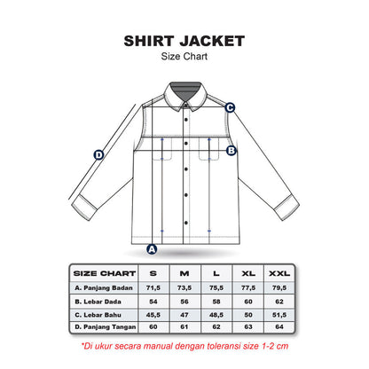 Erigo Shirt Jacket Derriel Light Brown Unisex