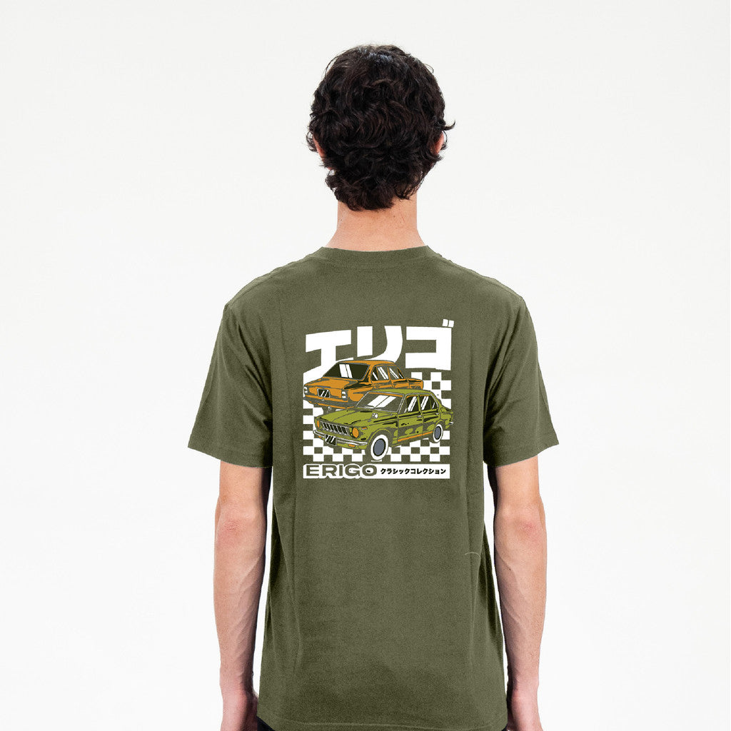 Erigo T-Shirt Gyan Olive - Kaos Unisex