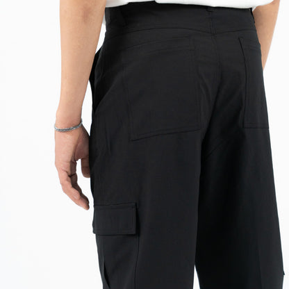 Erigo Cargo Pants Military Lamer Black - Celana Panjang Cargo Unisex