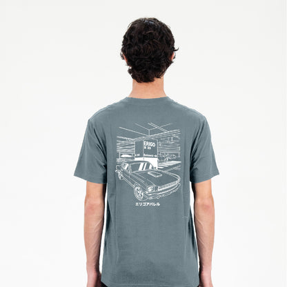 Erigo T-Shirt Geoffrey Stargazer Blue - Kaos Unisex