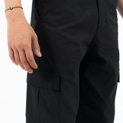 Erigo Cargo Pants Military Lamer Black - Celana Panjang Cargo Unisex
