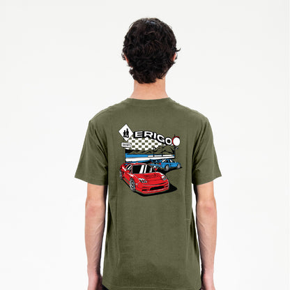 Erigo T-Shirt Gilbert Olive - Kaos Unisex