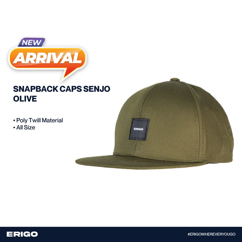 Erigo Snapback Caps Senjo Olive