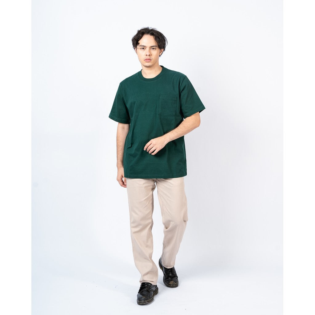 Erigo T-Shirt Oversize Pocket Chet Green