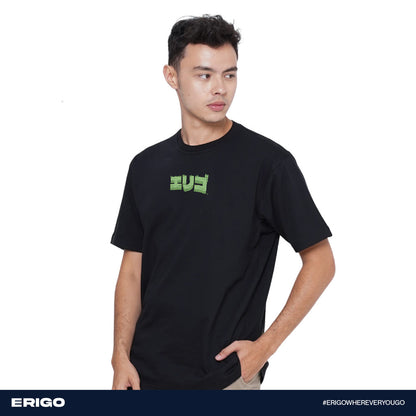 Erigo T-Shirt Graphic Acton Black Unisex