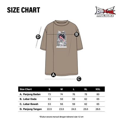 Erigo T-shirt Oversize | JKT48 Marsha Final Dance Khaki Unisex