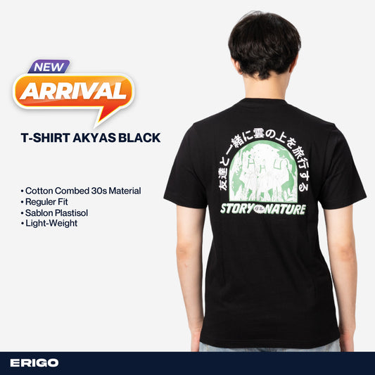 Erigo T-Shirt Akyas Black Unisex