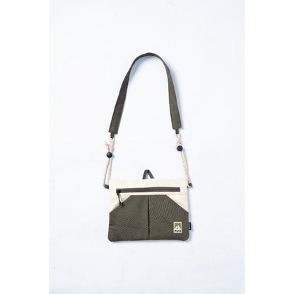 Erigo Sacoche Bag Akashi Light Cream Army Unisex