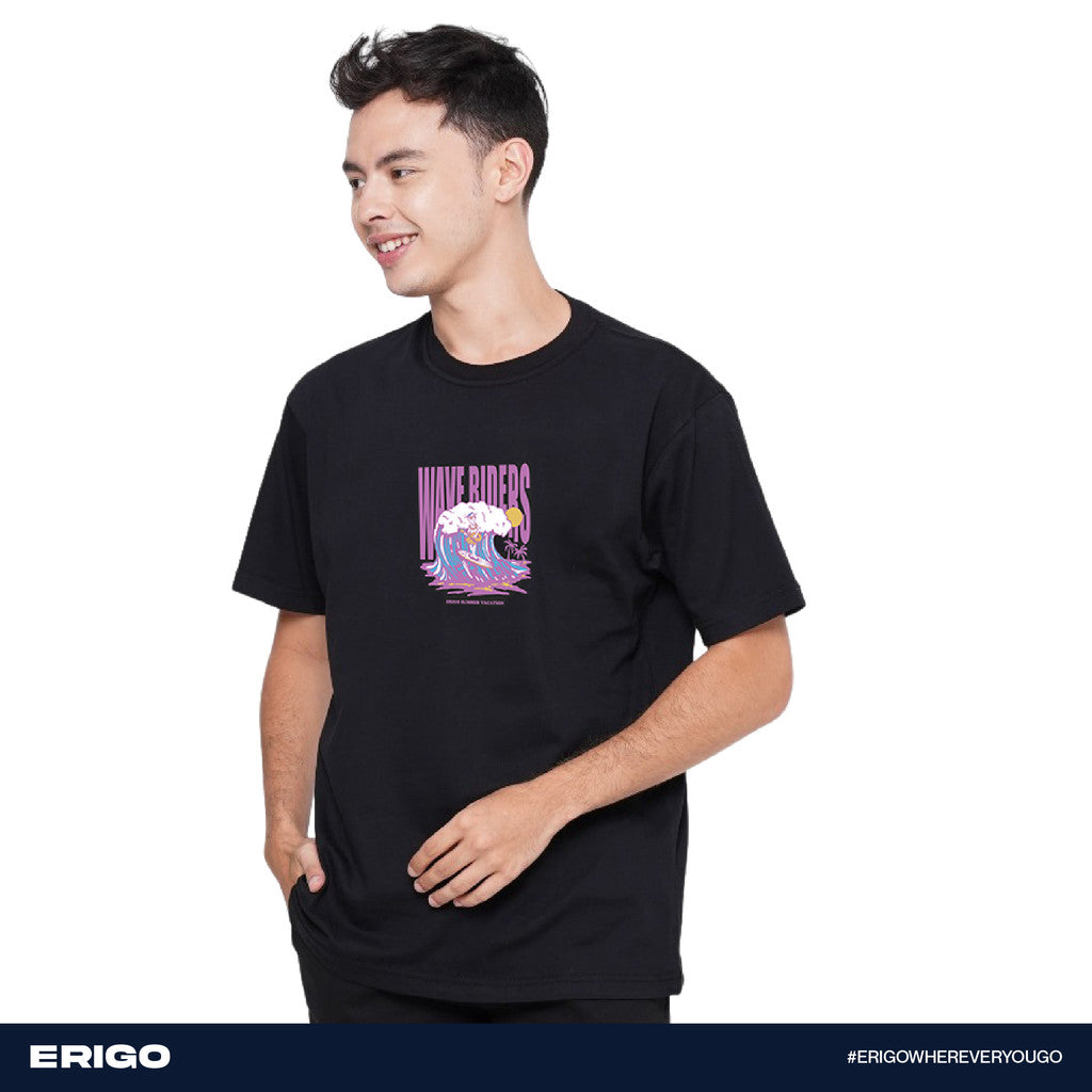 Erigo T-Shirt Graphic Solaris Black Unisex