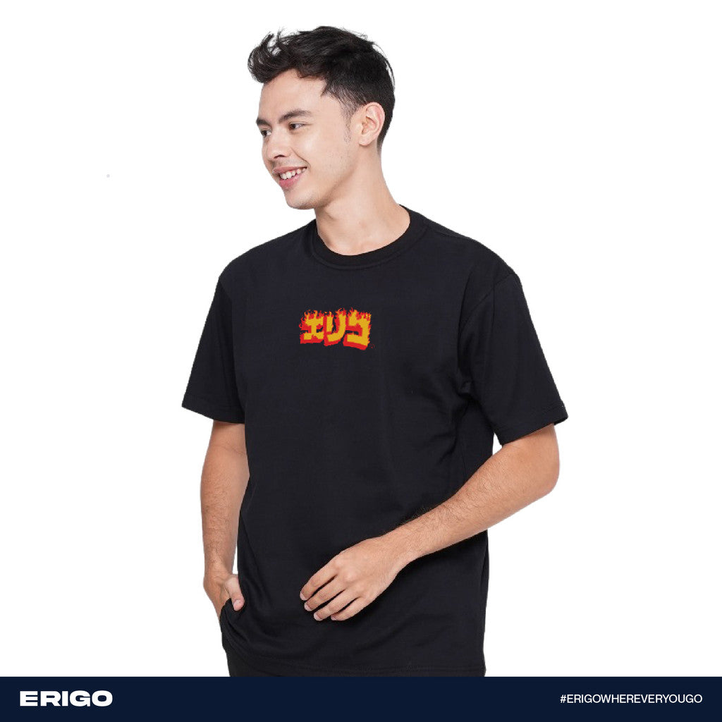 Erigo T-Shirt Graphic Aster Black Unisex