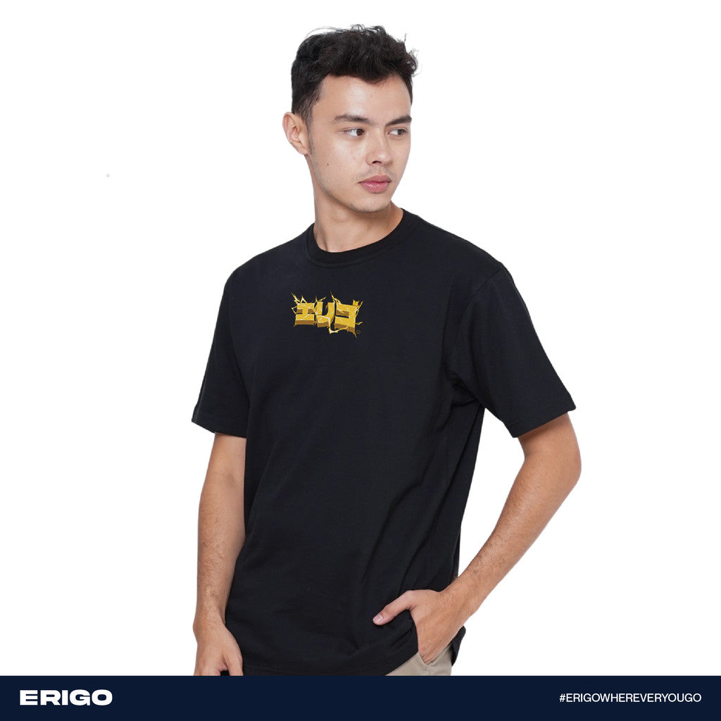 Erigo T-Shirt Graphic Adraksh Black Unisex