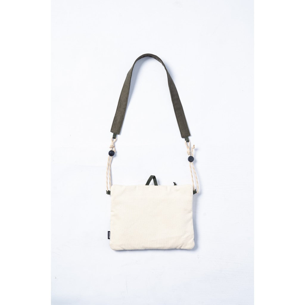 Erigo Sacoche Bag Akashi Light Cream Army Unisex