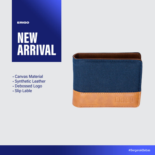 Erigo Wallet Chester NavyTan Unisex