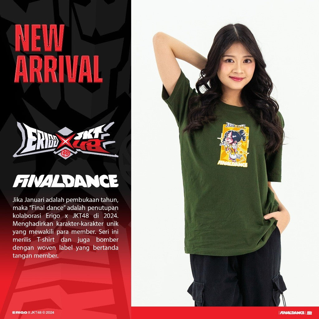 Erigo T-shirt Oversize | JKT48 Christy Final Dance Army Unisex