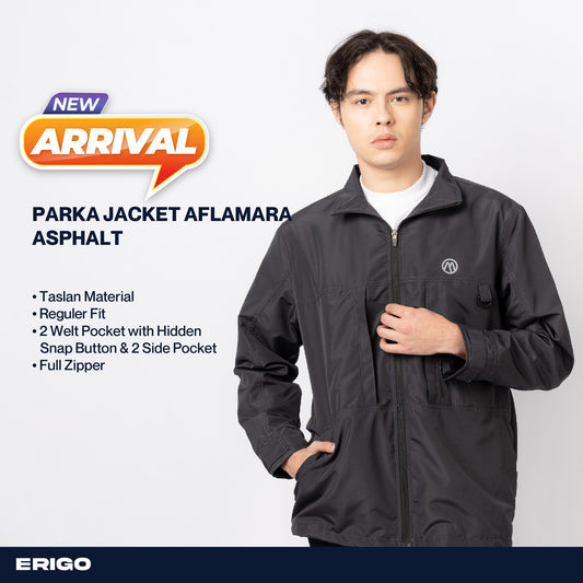 Erigo Parka Jacket Aflamara Asphalt Unisex