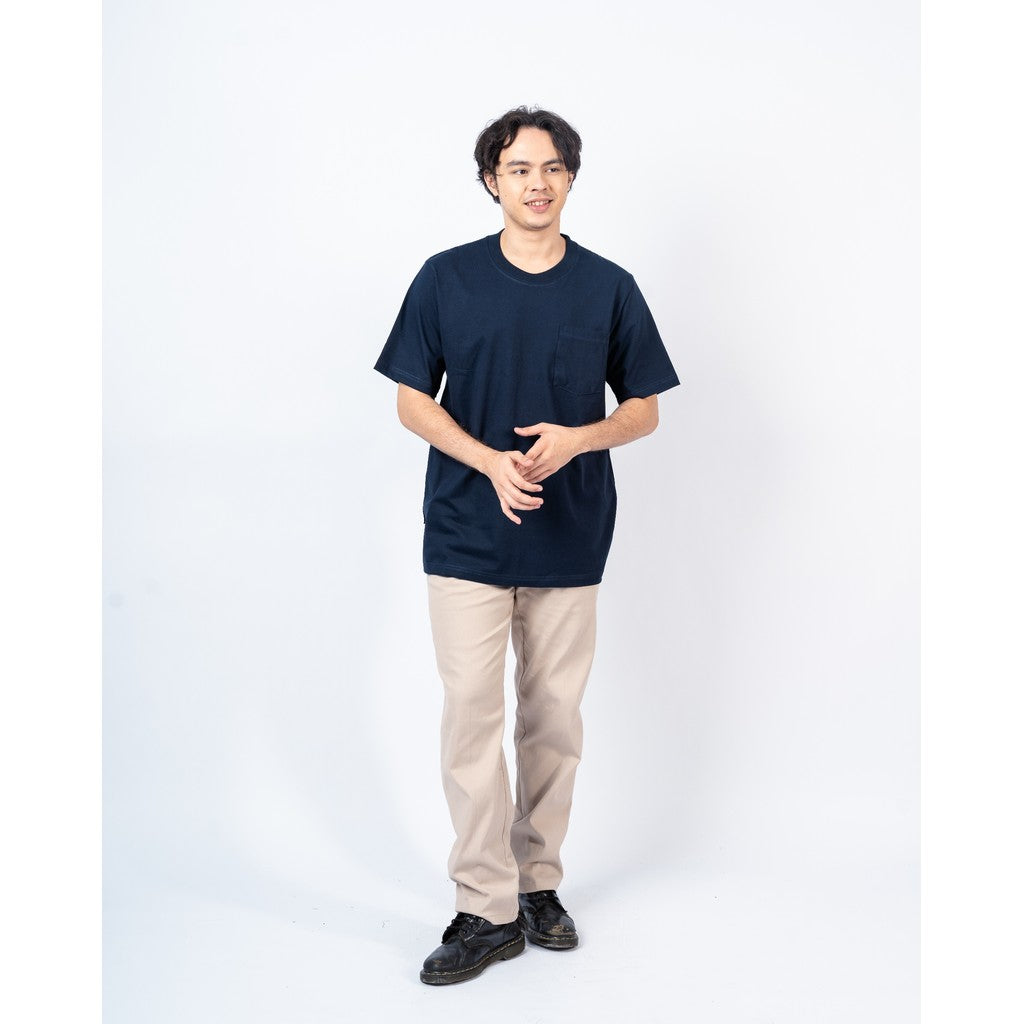 Erigo T-Shirt Oversize Pocket Clara Navy