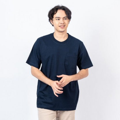 Erigo T-Shirt Oversize Pocket Clara Navy Unisex