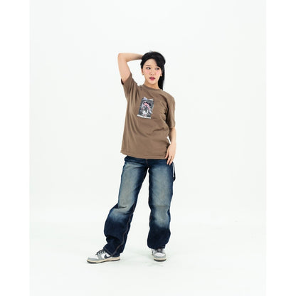 Erigo T-shirt Oversize | JKT48 Marsha Final Dance Khaki Unisex