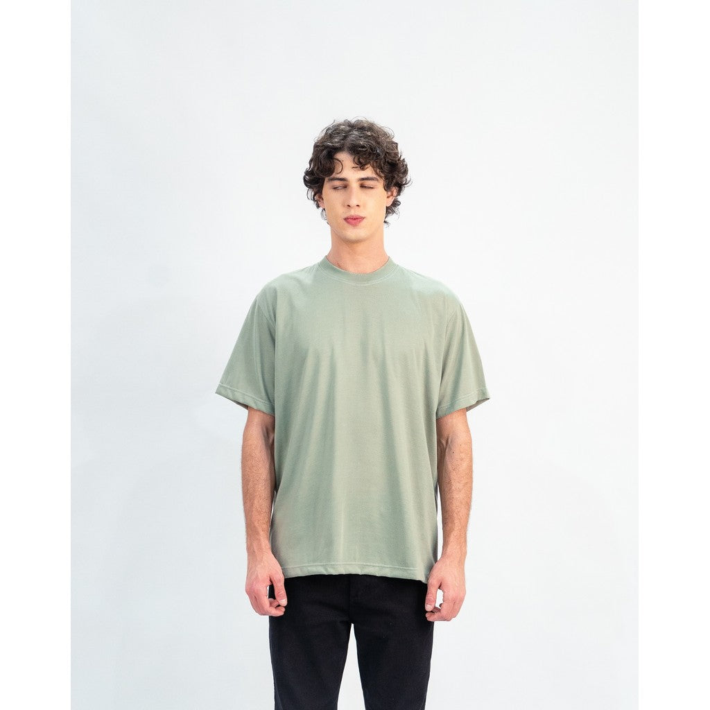 Erigo T-Shirt Contrast Stitch Vaiasu Sage - Kaos Unisex