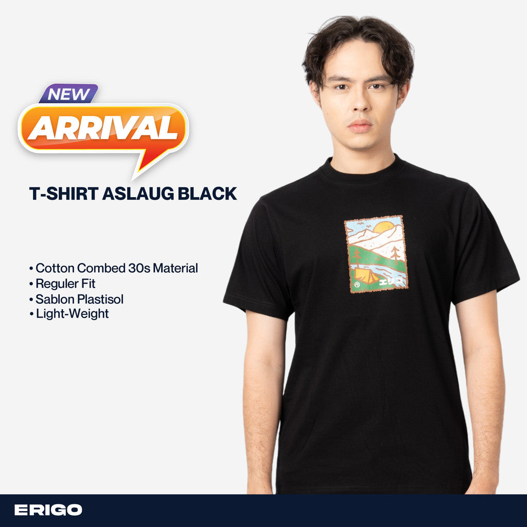 Erigo T-Shirt Aslaug Black Unisex