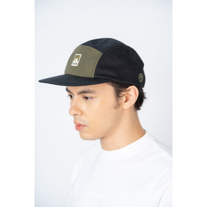 Erigo Five Panel Caps Haguro Black Army Unisex