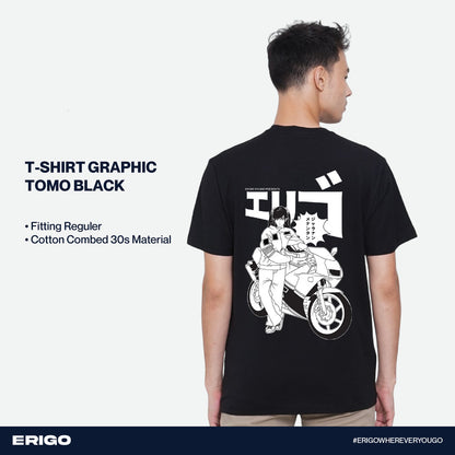 Erigo T-Shirt Graphic Tomo Black