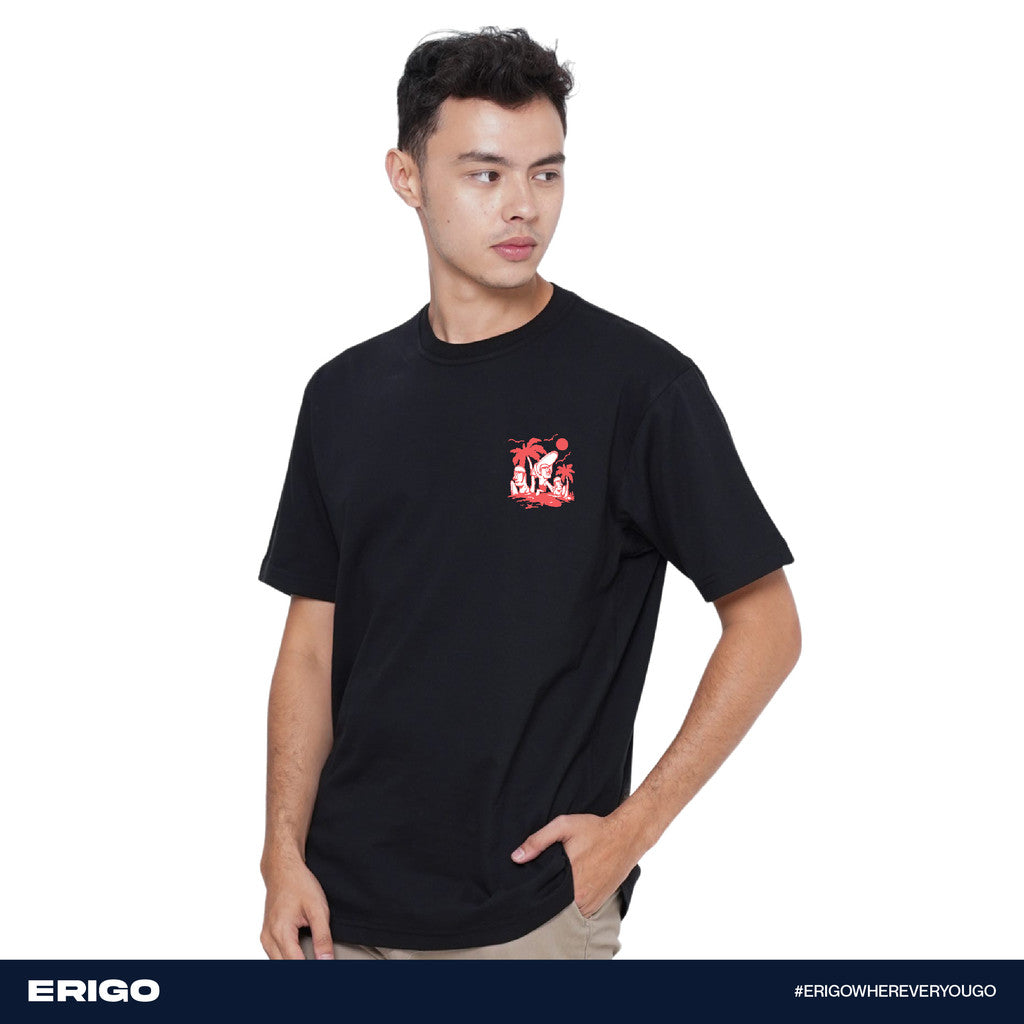 Erigo T-Shirt Graphic Soleil Black Unisex