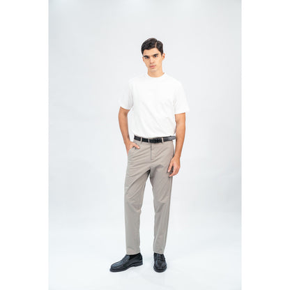 Erigo Relax Chino Pants Evgeni Oyster Grey - Celana Panjang Relax Unisex